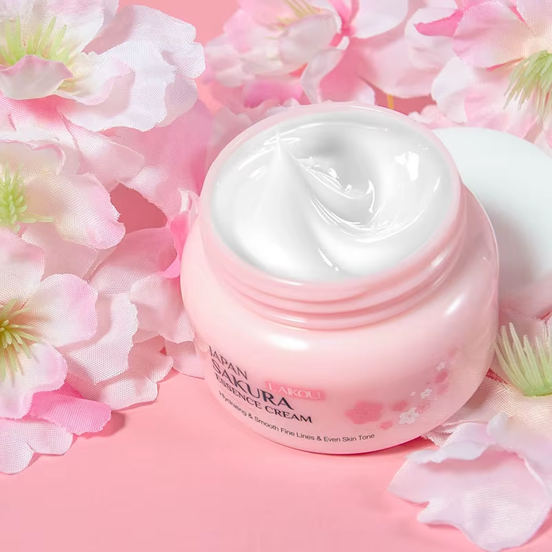 Crème Éclat Sakura — Hydratation & Douceur