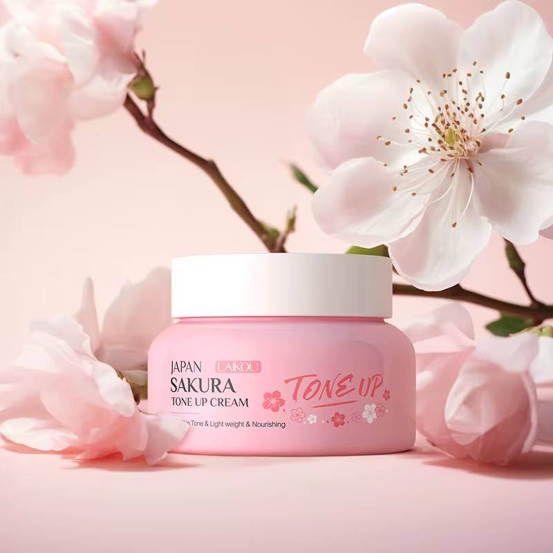 Crème Éclat Sakura — Hydratation & Douceur